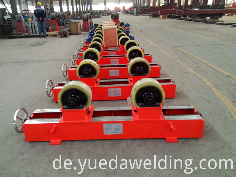 China Customized Verstellbares Schweißrollen-Werk direkt Drehrollenrohrrotatoren Selbstausgerichteter Schweißrotatoren